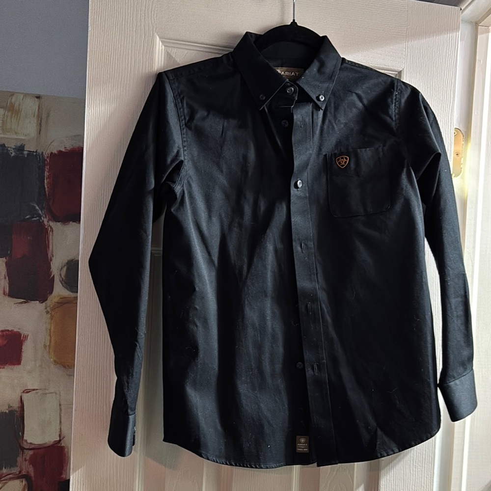 Ariat Black Casual Button Down Shirt